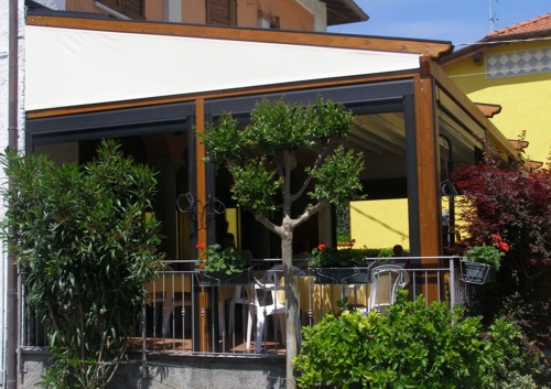 Timber terrace covers